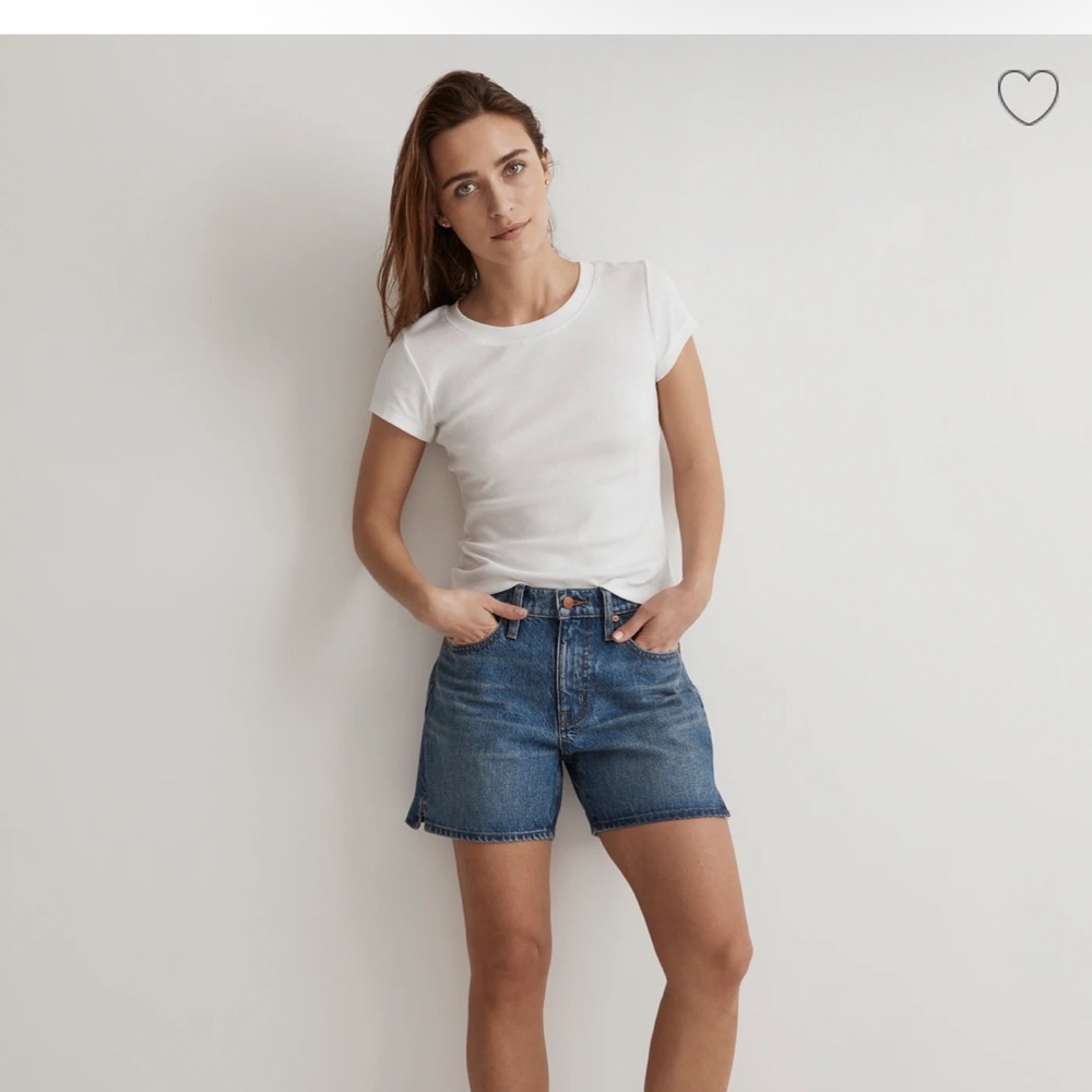 Madewell Relaxed Mid-Length Denim Shorts